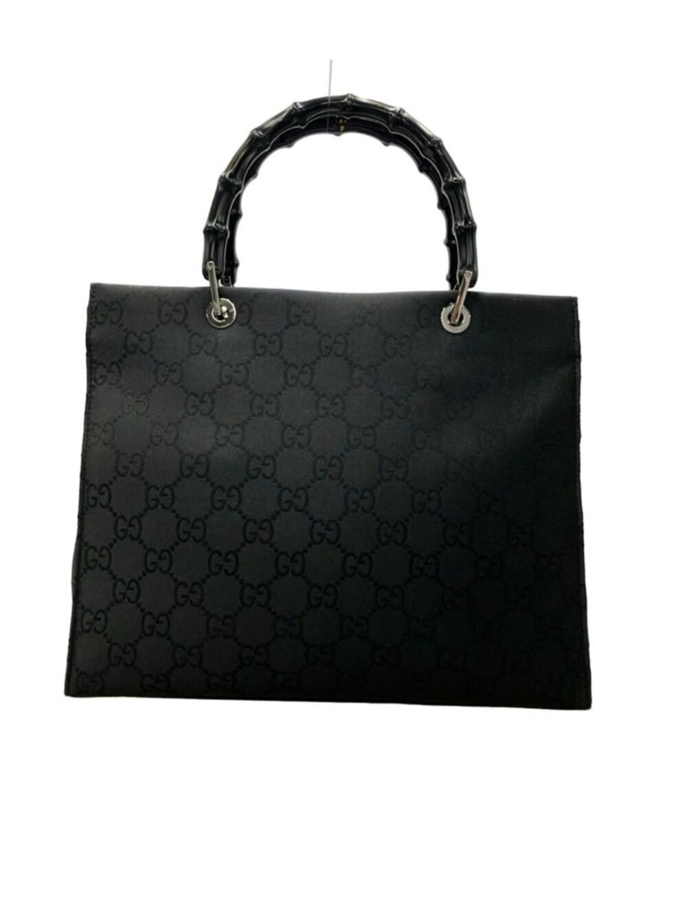 Gucci Tote Bag GG Pattern Bamboo